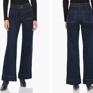 NEW BAGATELLE COLLECTION High Rise Wide Leg Jeans in royal for women 7253j2